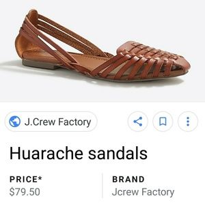 J crew Huarache sandals